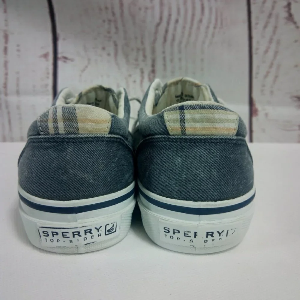 Sperry Top Sider Men's Gray/White Boat Shoes